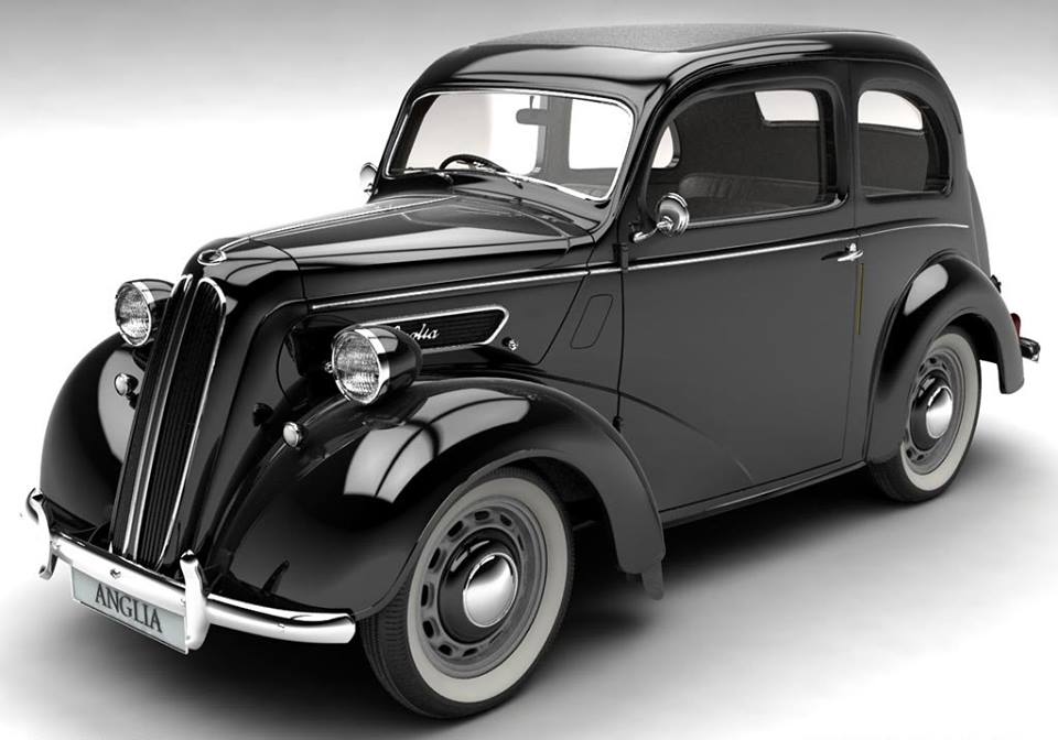 1949 Ford Anglia received a facelift late in 1948